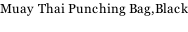 Muay Thai Punching Bag,Black
